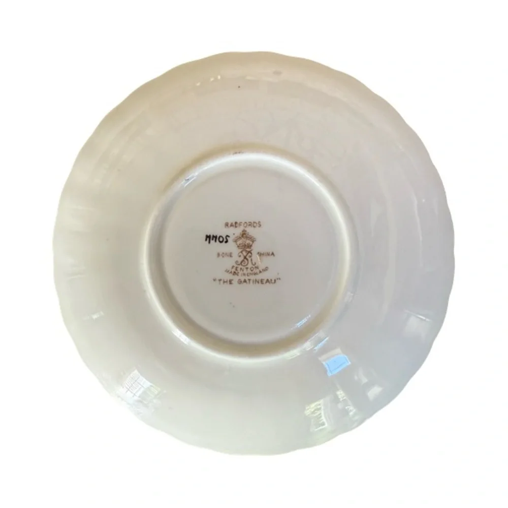 Radfords Fenton The Gatineau Bone China Floral Teacup & Saucer Made in England